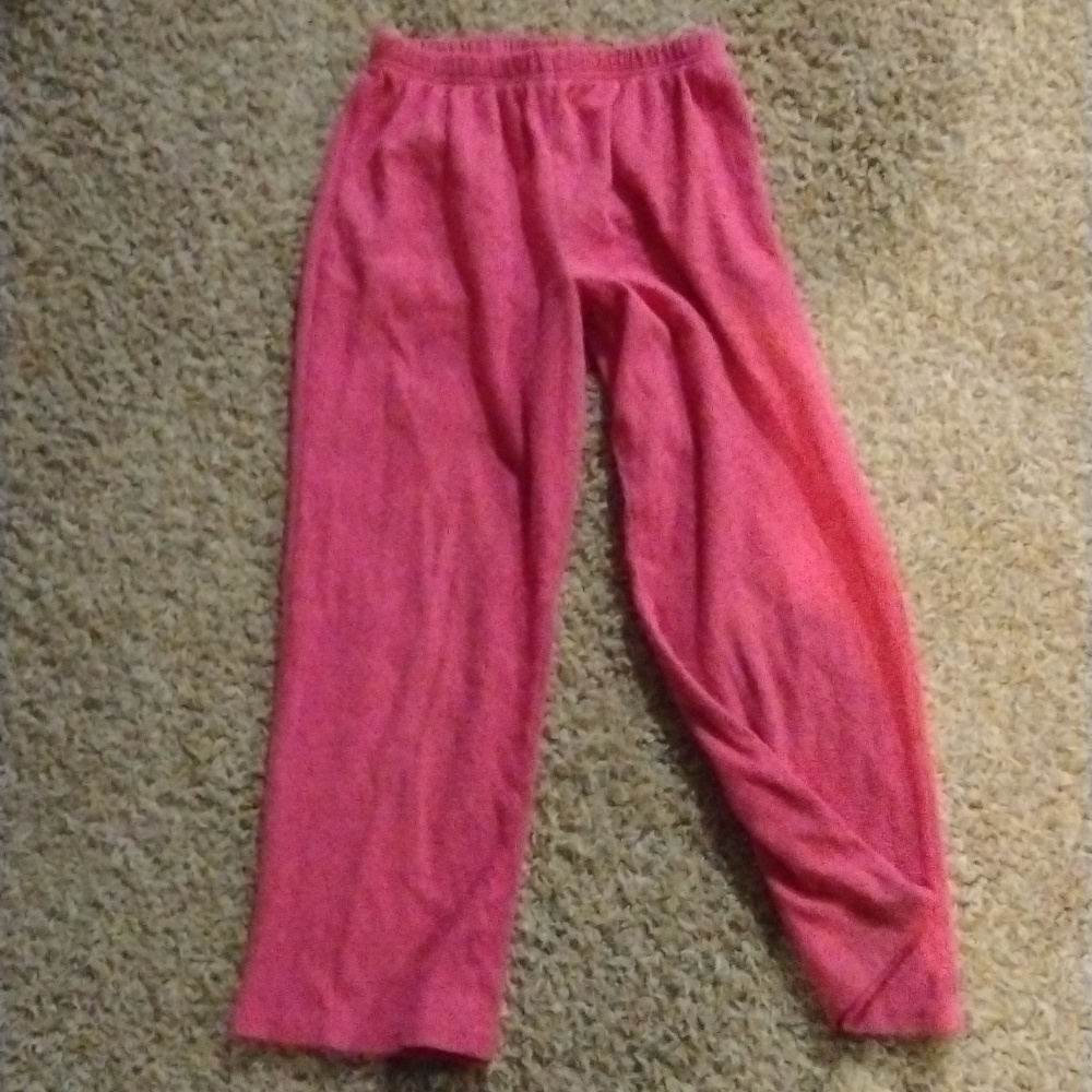 Pink pajama pants for girls